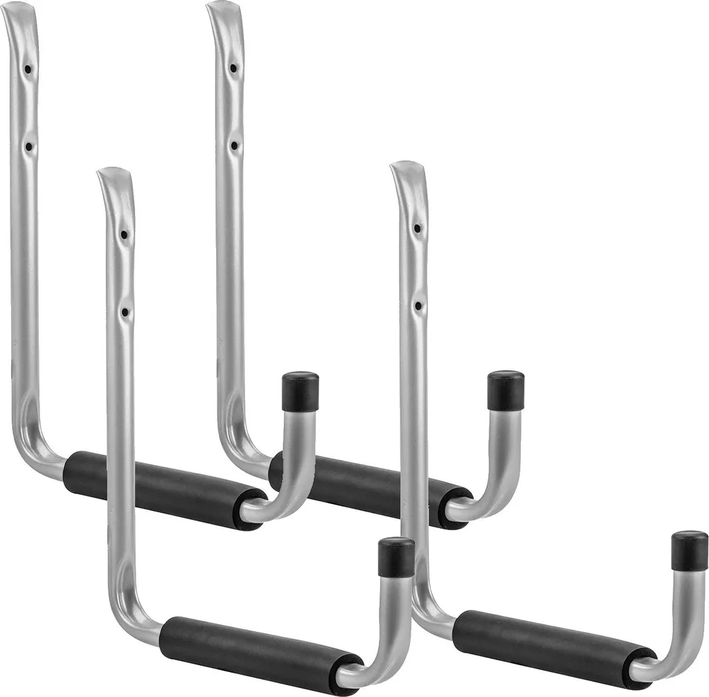 Supports Muraux de Garage NEO TOOLS : Lot de 16 Crochets Multi-usages - 11