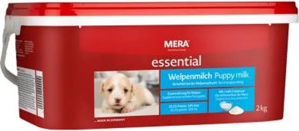 Lait maternisé pour chiot Mera Essential 2kg : croissance et vitalité