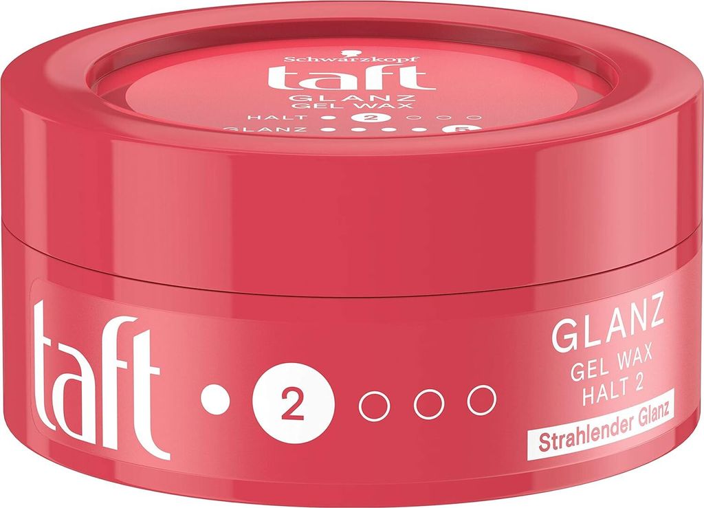 Schwarzkopf taft Gel Wax 75ml Strahlender Glanz Halt Stufe Produktbild 