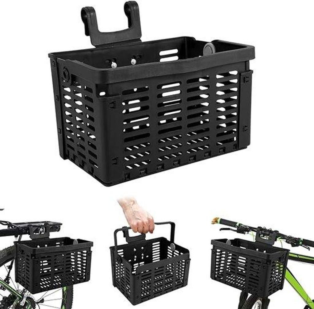 Bike-Transporter - Groß und Stabil - Ideal für Einkäufe, Schule oder Job - Wetterfest und langlebiges Design - Leicht zu befestigen auf Gepäckt...