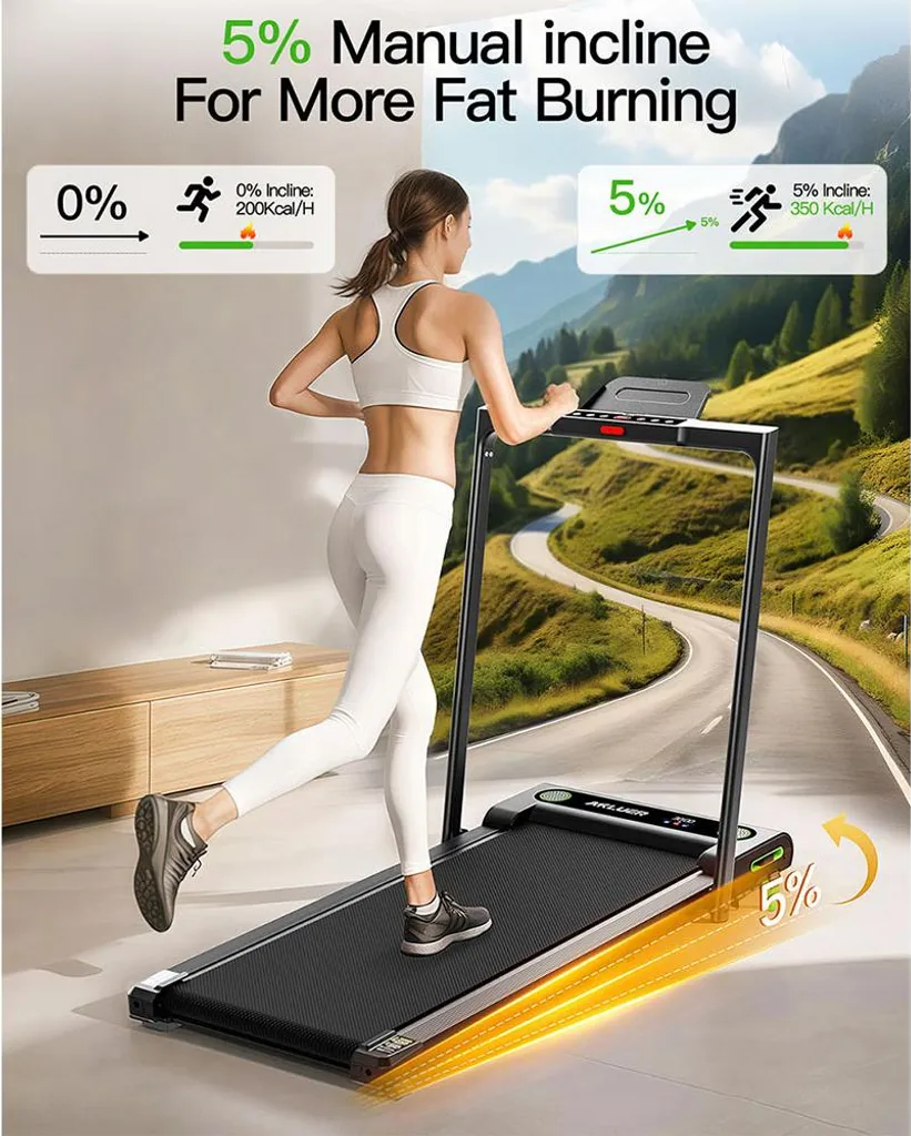 Tapis de course pour cardio training et perte de poids Akluer 480L-B