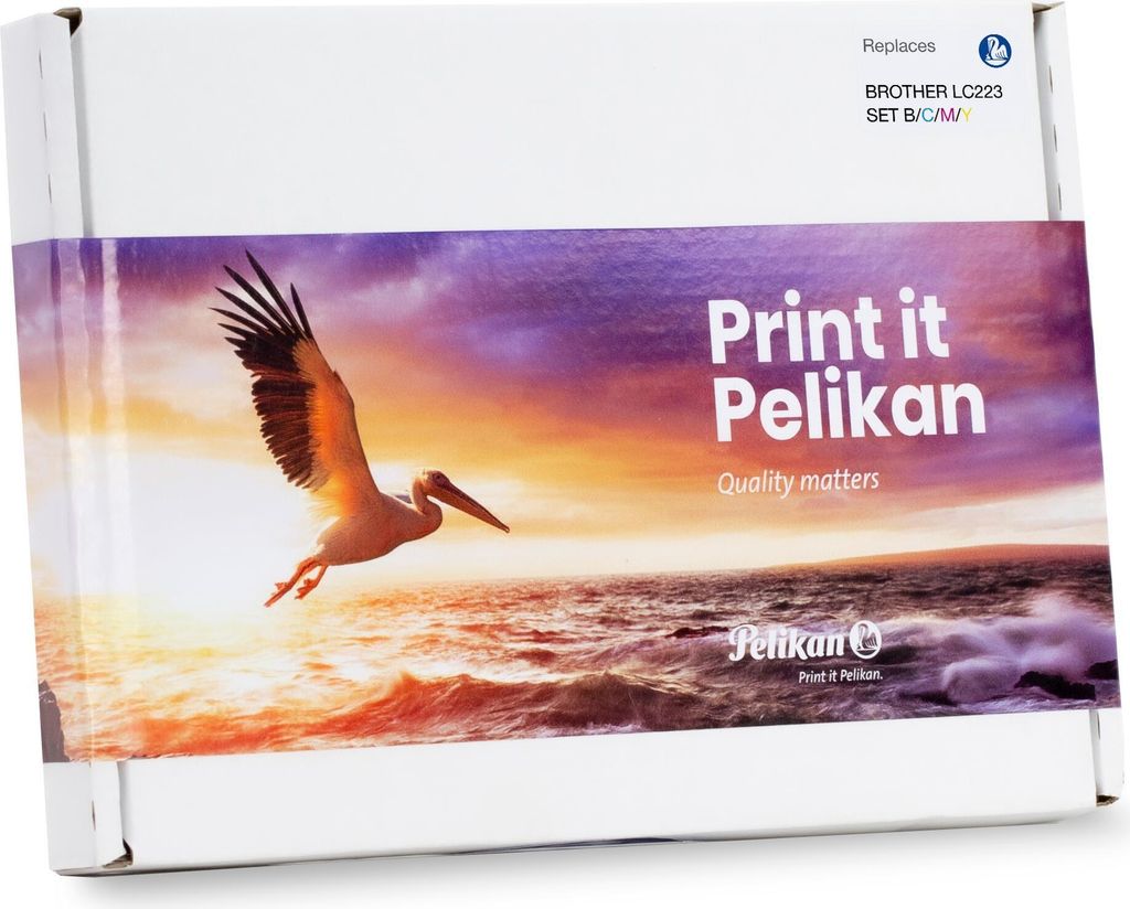 Pelikan Toner Brother LC223 Value Pack B/C/M/Y