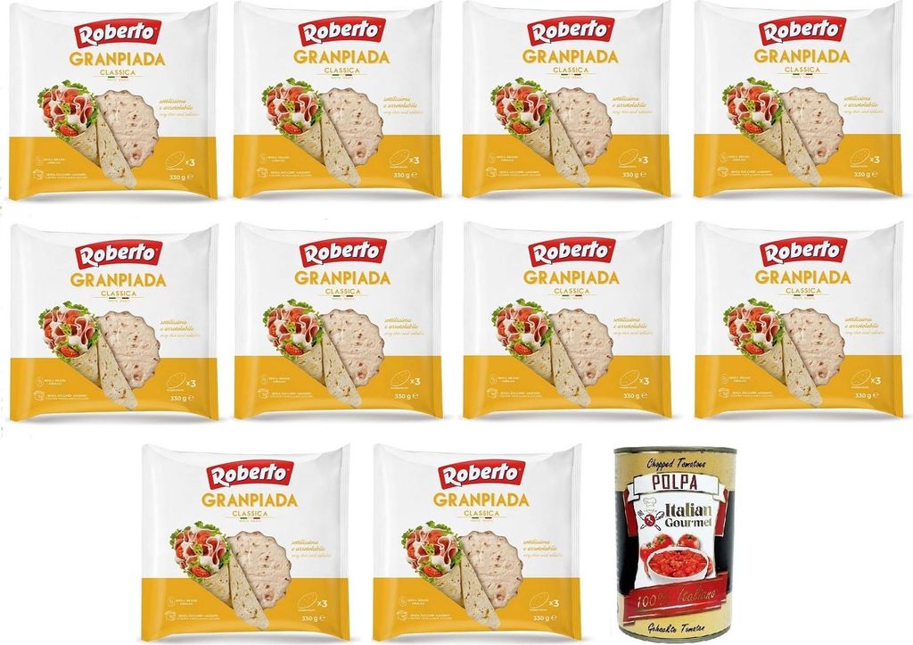 10x Roberto GranPiada Classica,Dünnes und Duftendes Piadina Produktbild 