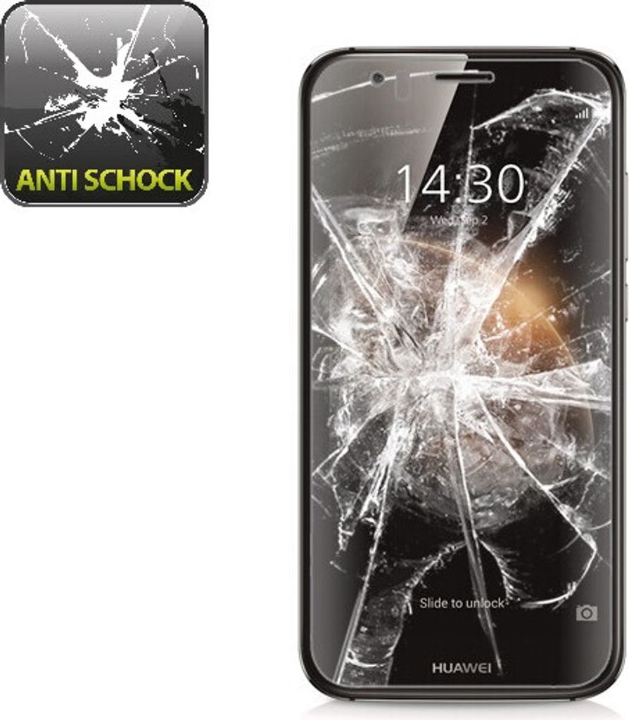 2x Panzerfolie für Huawei G7 Plus ANTI-SCHOCK Displayfolie Schutzfolie HD KLAR