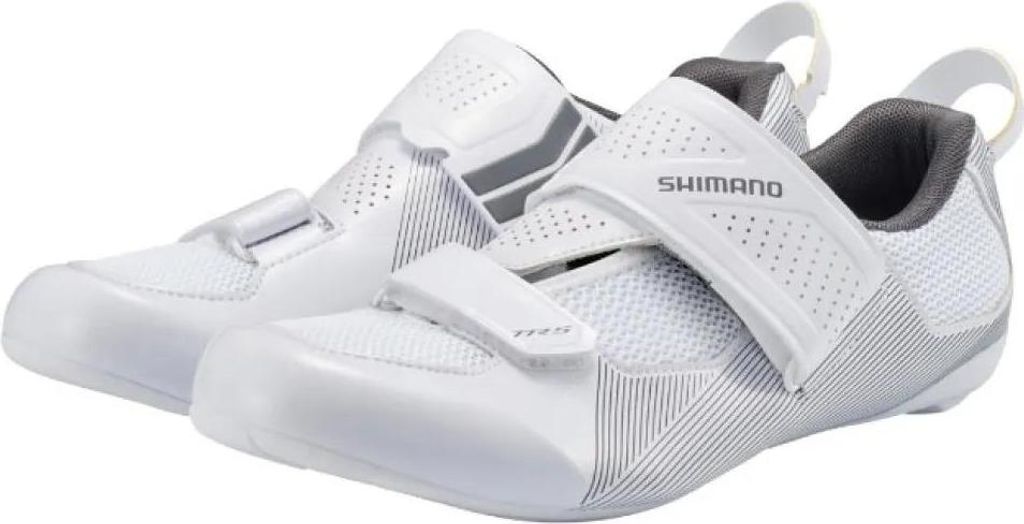 SHIMANO Fahrradschuhe TR501 Herren/Damen Road SPD-SL Größe 47, Weiß