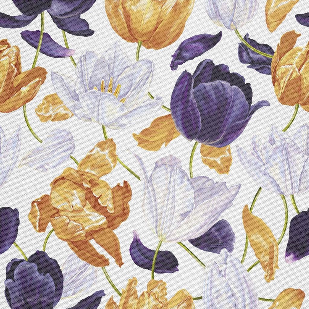 OUTDOOR DEKOSTOFFE OXFORD - Motiv Tulpen
