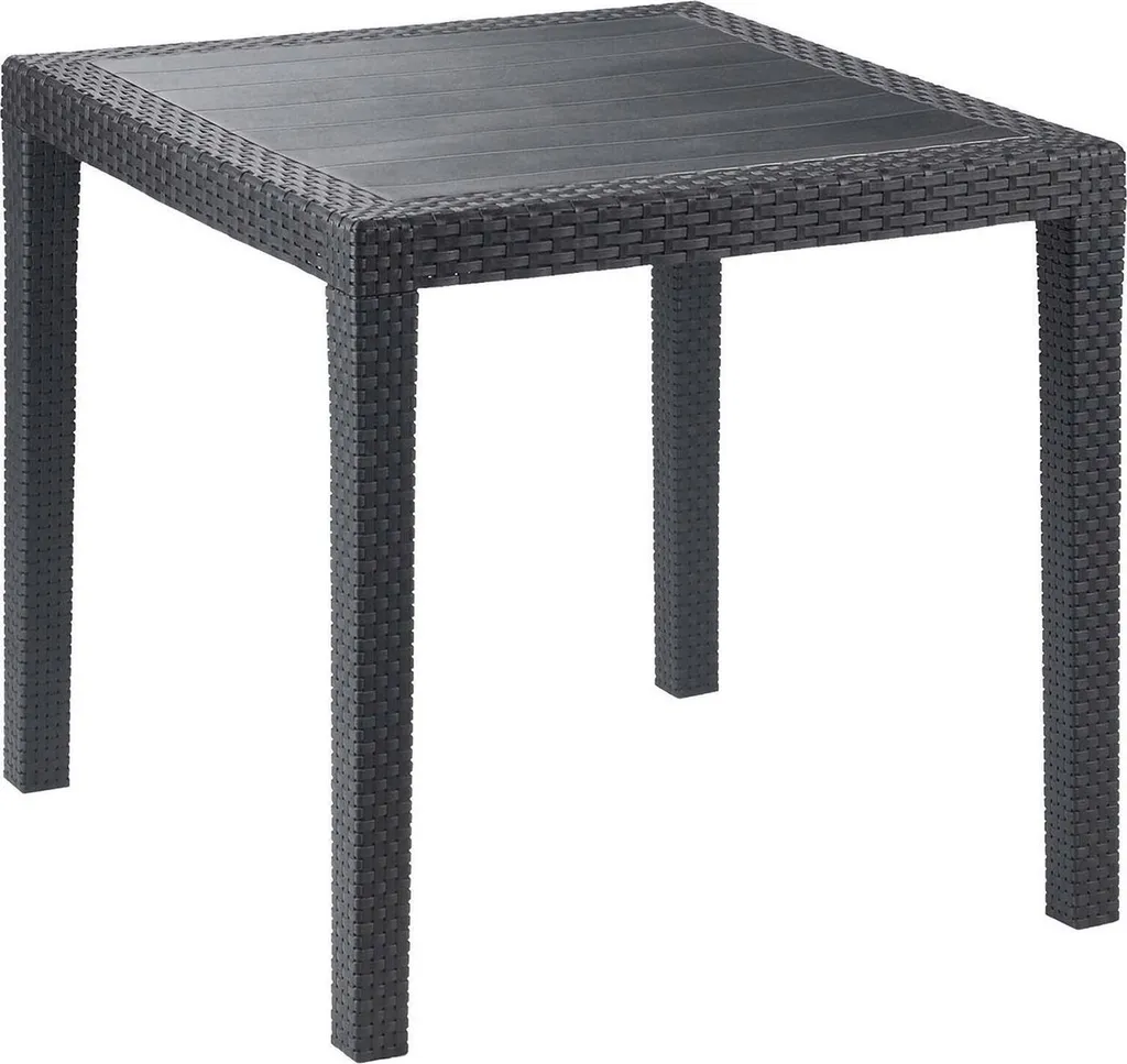 Table Bistro King 79x79 cm Anthracite : Stable et Durable pour l'Extérieur - 4