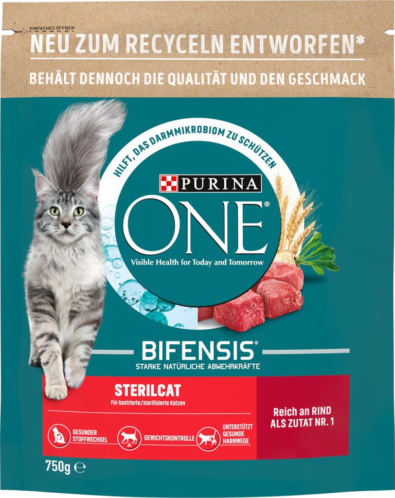 PURINA ONE BIFENSIS STERILCAT Katzenfutter trocken für Produktbild 