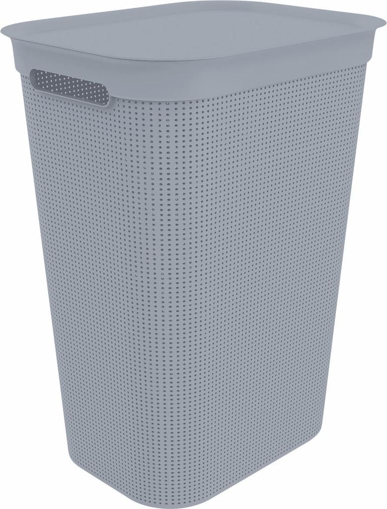 Rotho Wäschesammler Brisen 50 L misty blau Produktbild 