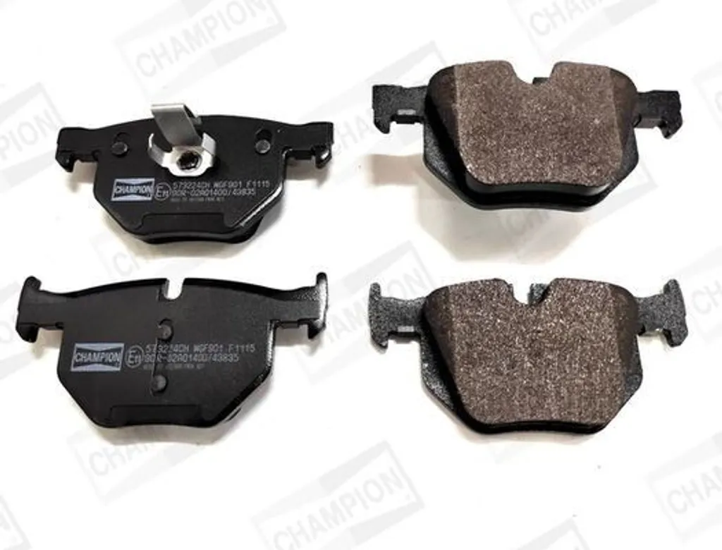 Plaquettes Champion 573224CH silencieuses pour BMW E60 E61 E63 E64