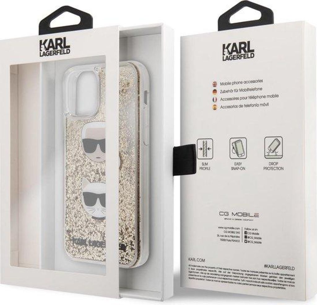 Etui TPU Karl Lagerfeld z nadrukiem do Apple iPhone 11 Pro, Zdjęcie produktu 