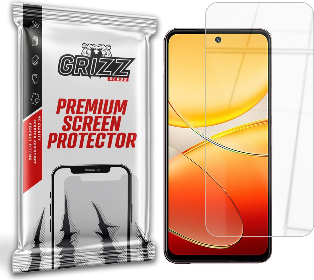 Hybriertes Glas GrizzGlass HybridGlass für Vivo T3x