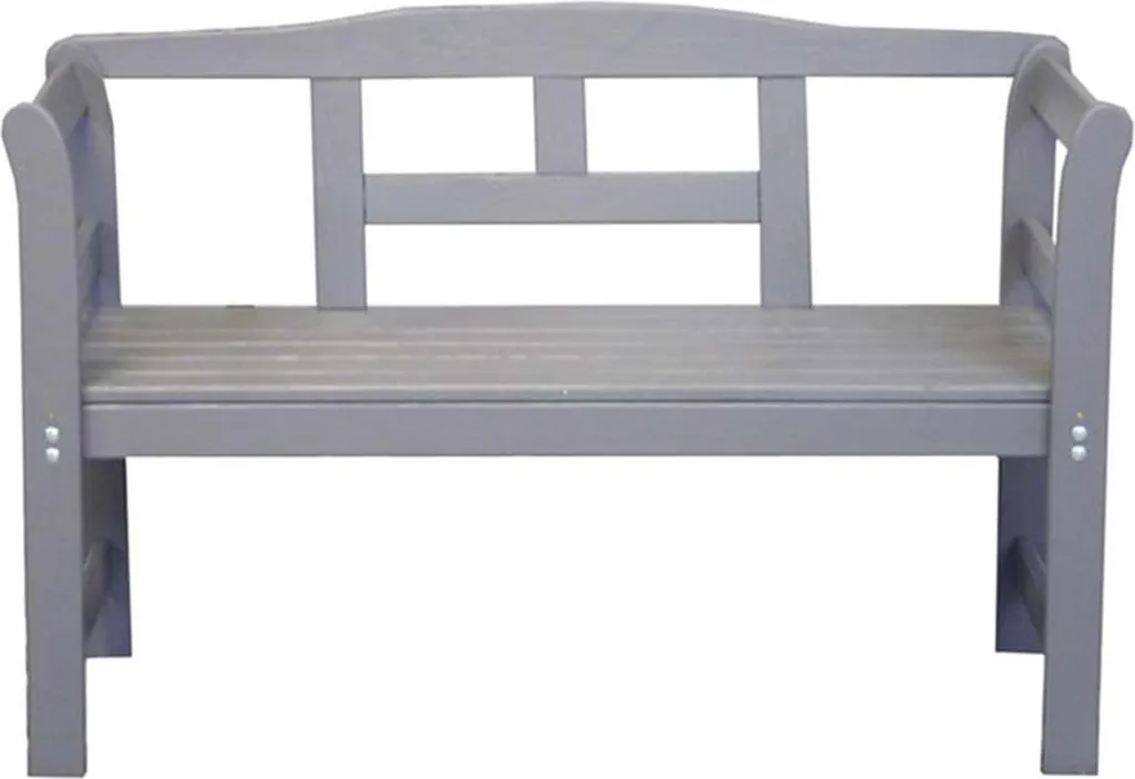 Banc de jardin Friesenbank Sensline en bois pin gris résistant 120 cm
