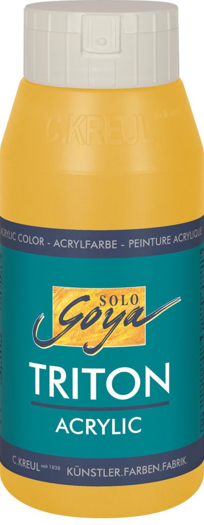 KREUL 17030, Gold, Acrylfarbe, Flüssigkeit, 750 ml, 1 Produktbild 
