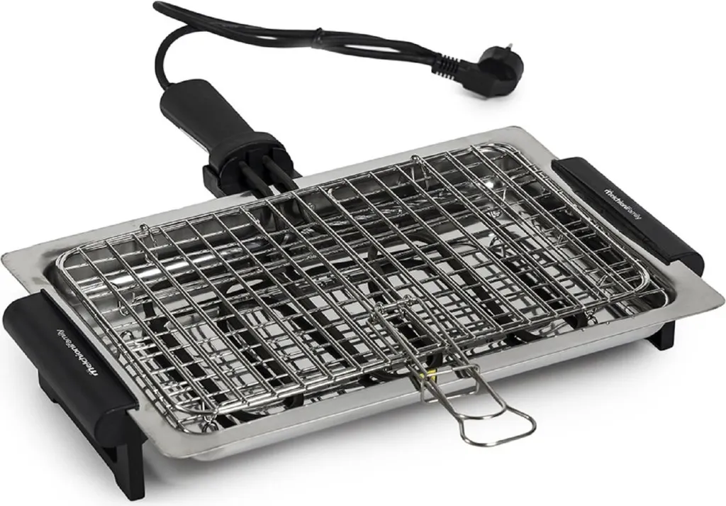 Barbecue de table électrique 1600W compact avec grille amovible