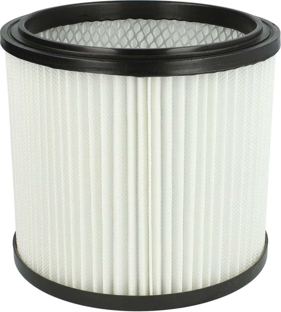 vhbw Faltenfilter kompatibel mit Parkside PNTS 30/4(E/S), 30/6(E/S), 1250/9, 30/6, 1250, 30/6 DE, 30/5 Staubsauger - Patronenfilter Schwarz Weiß