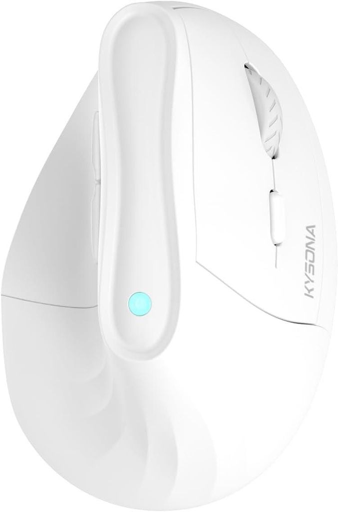Vertikale Ergonomische Maus 57°, Kabellos Bluetooth & 2,4 GHz, 5 DPI-Stufen, Leise Klicks, Handgelenkschonend – PC/Mac/Laptop