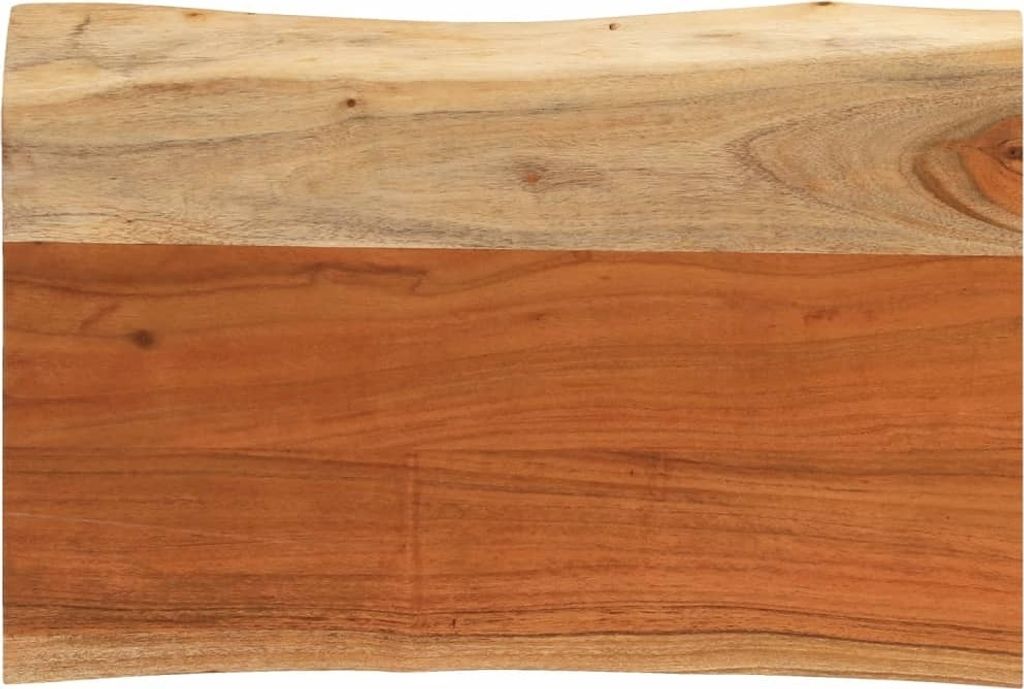 "SALE 2026"Tischplatte - elegantes Design - Schreibtischplatte - 50x40x3,8cm Rechteckig Massivholz Akazie Baumkante NEU253869 - Tischplatten
