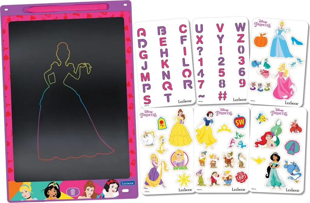 Tablette à dessins Disney Princesses fini les gribouillis sur les murs