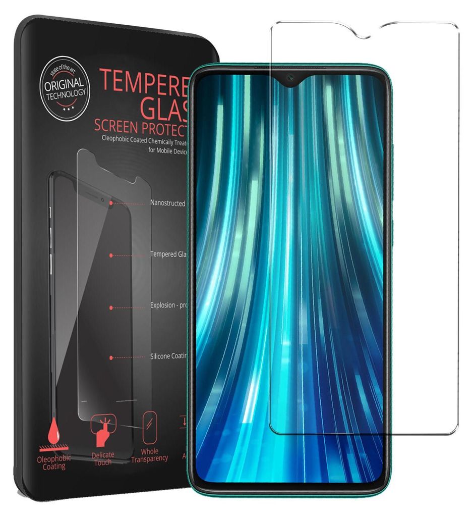 2x vetro blindato per Xiaomi Redmi Note 8 Pro protezione Immagine del prodotto 