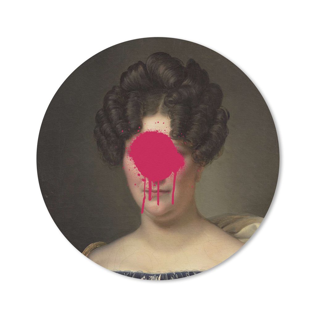 MuchoWow Mauspad Mousepad Johanna Henriette Engelen - Dubois Drahonet - Gemälde 40x40 cm - Mousepads - Maus Mat - Pad - Mausunterlage - Schreibt...
