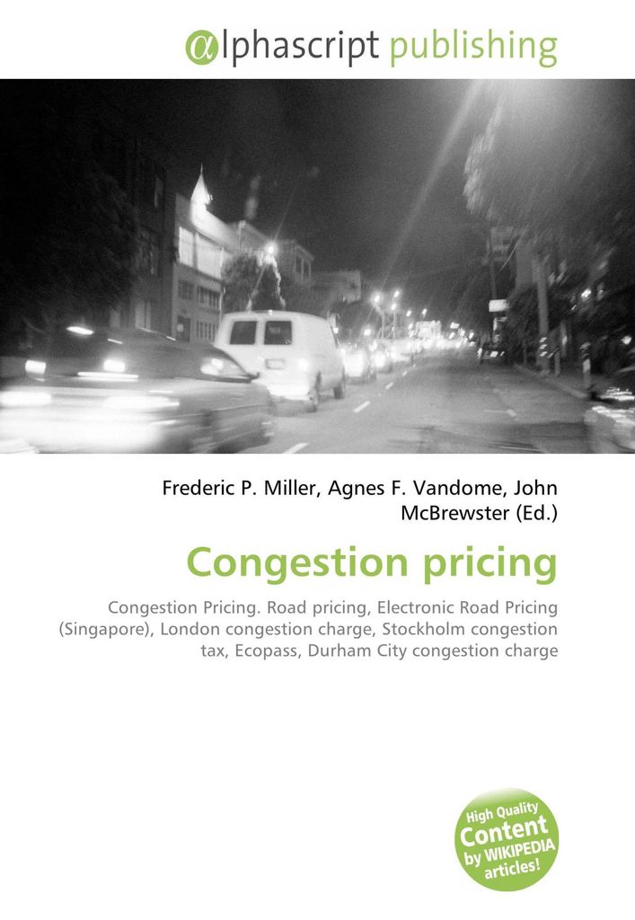 Congestion pricing