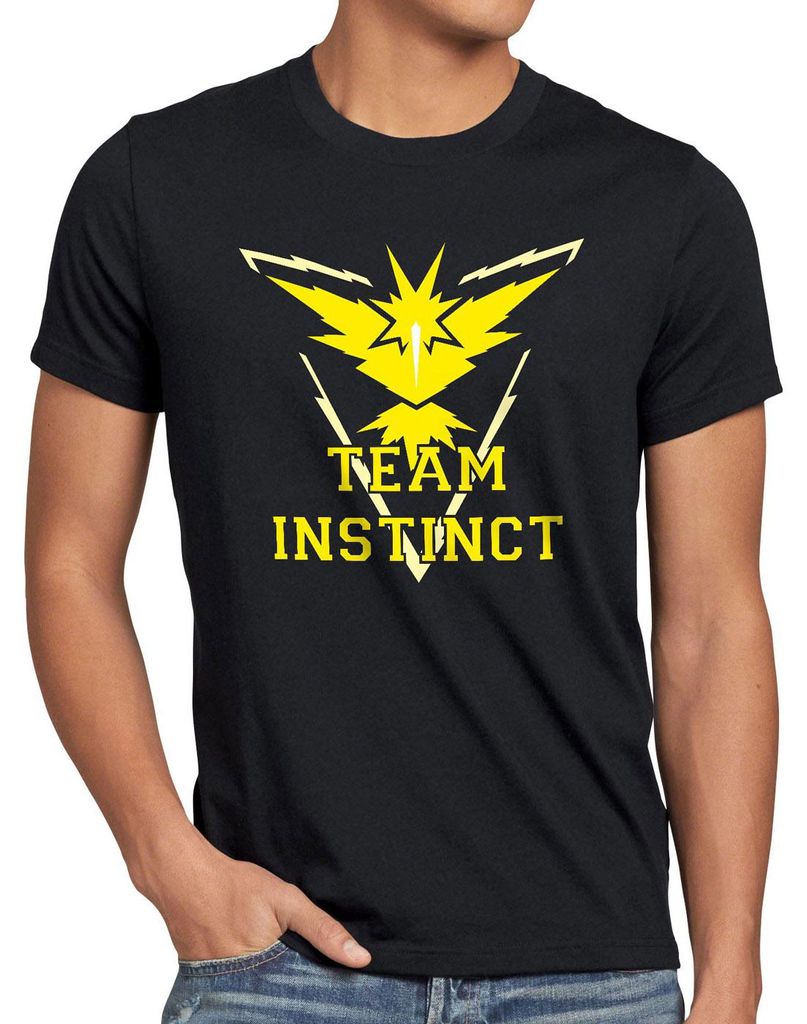 BaumwolleCloud Team Instinct Herren T-Shirt Gelb Instinkt Produktbild 