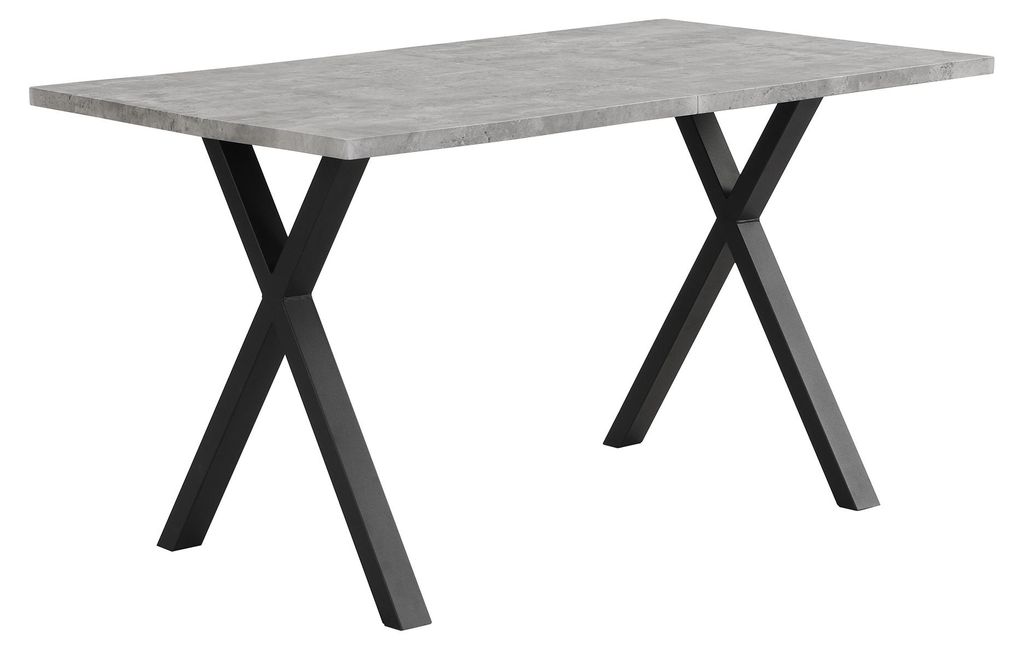 Esstisch (Marmoroptik weiß, 1-St., 140/80/76 cm), Produktbild 