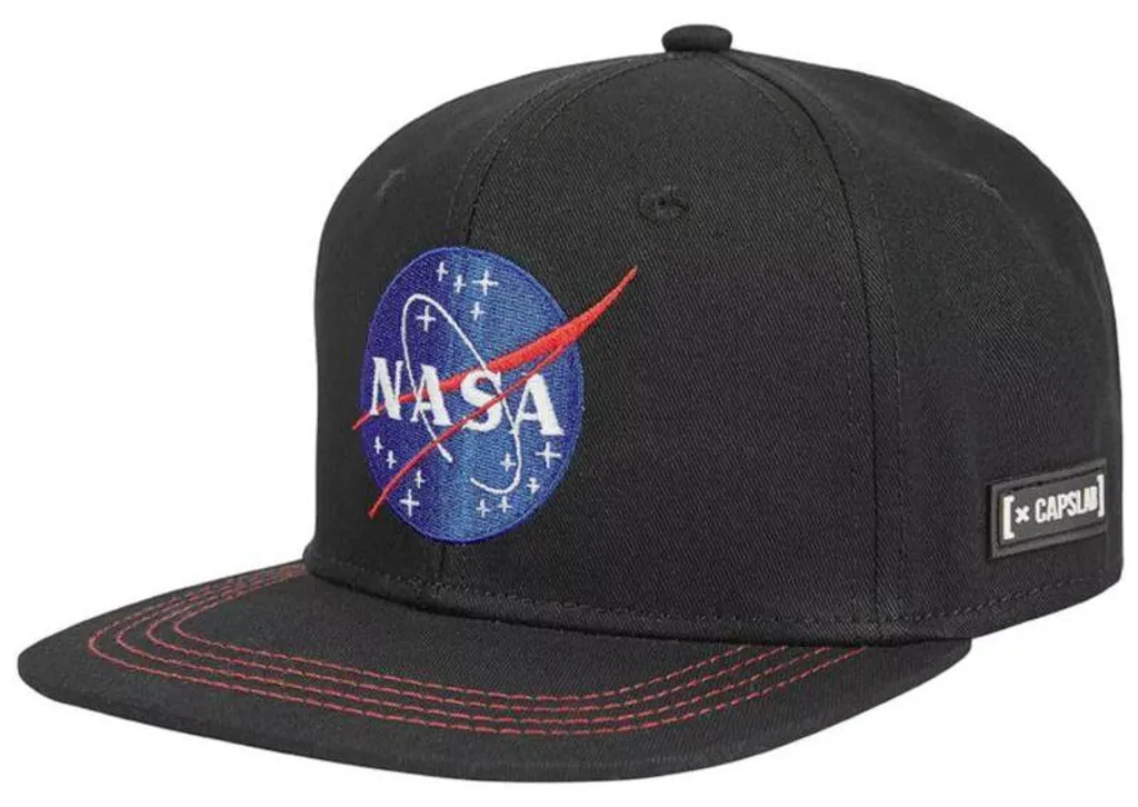 Casquette NASA Space Mission Snapback Noire PP8848 - Taille Unique