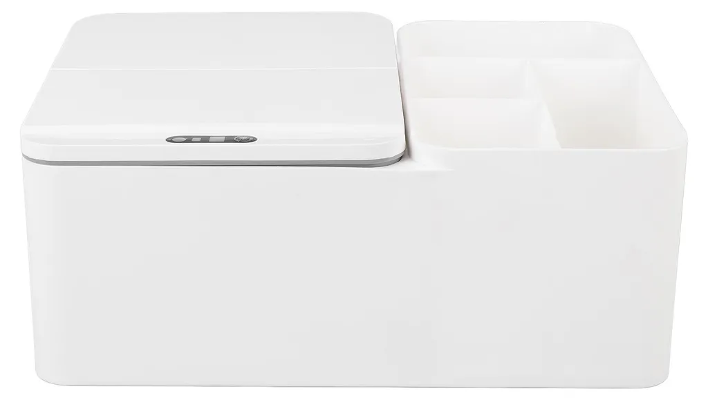 Boîte de rangement intelligente blanche : fini le désordre sur le bureau