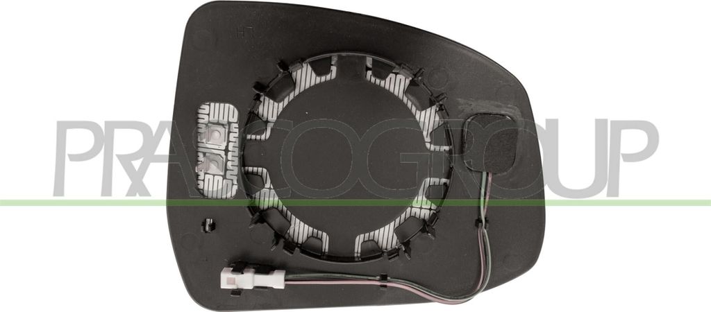 PRASCO Spiegelglas Außenspiegel Links für FORD MONDEO IV Turnier (BA7) Beheizbar Asphärisch Automatische Abblendung FD1127524