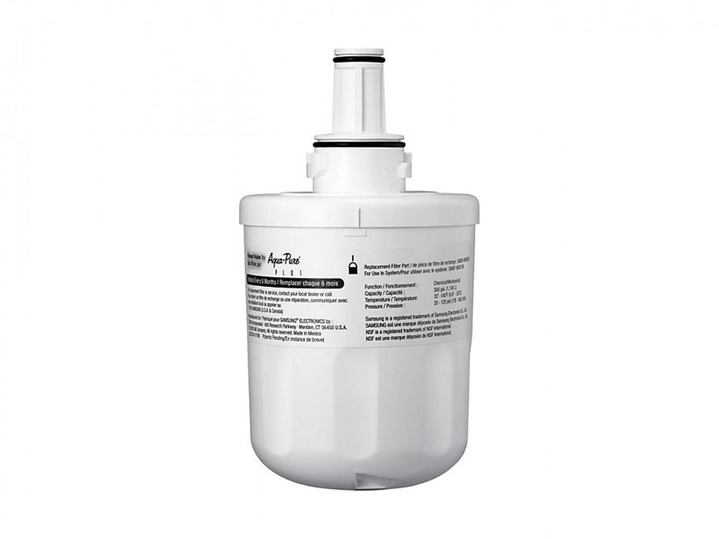 Interner Wasserfilter für Side-by-Side und French Door Kühlschränke (weiß, HAFIN2/EXP)