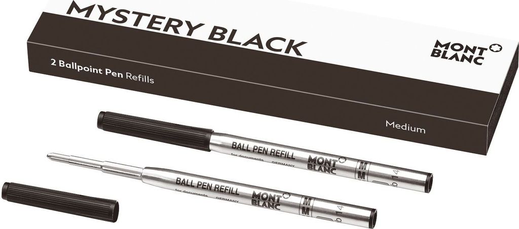 Montblanc Mystery Black Kugelschreibermine M schwarz 2 St. Produktbild 