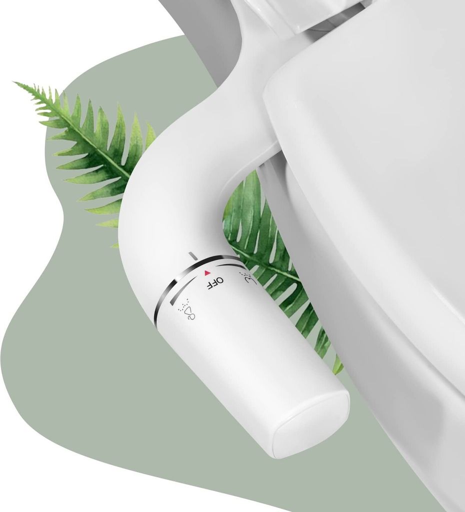 WC Bidet Dusche Aufsatz Selbstreinigende Zweidüsen Produktbild 