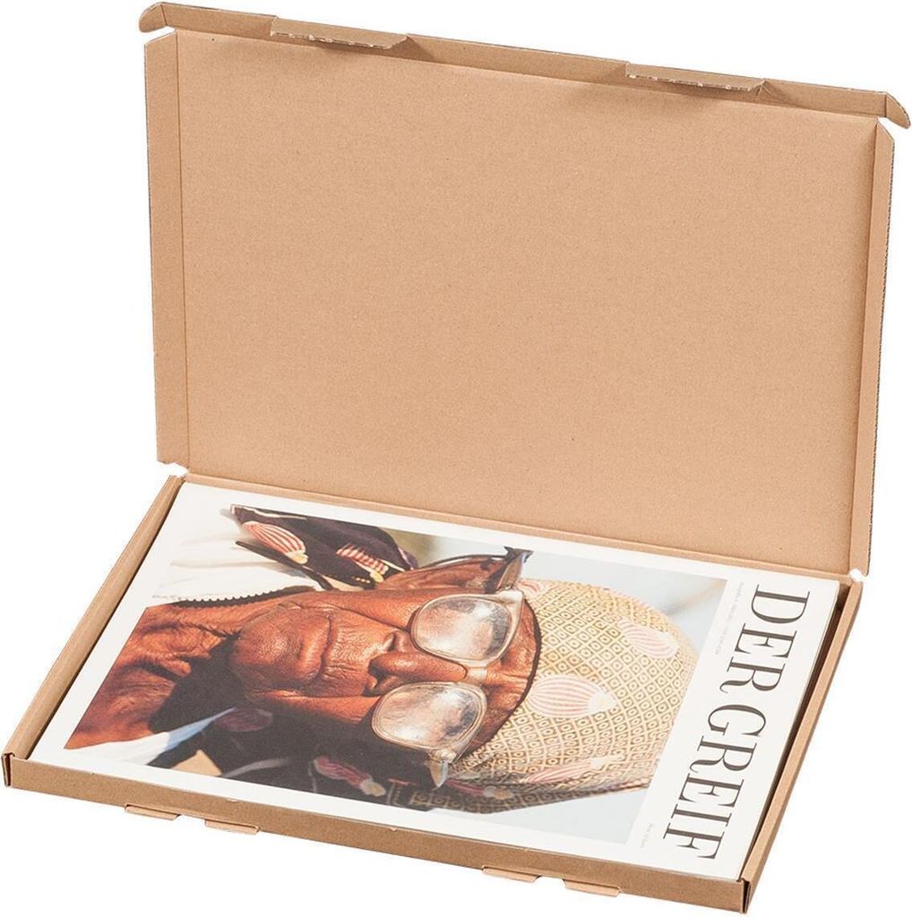 25x Großbriefkarton A5 215x155x15mm Faltschachtel Maxibriefkarton