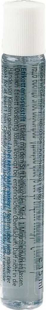 Etikettenlöser-Stift, gezielt einsetzbar, gebrauchsfertige Lösung, Inhalt 15ml