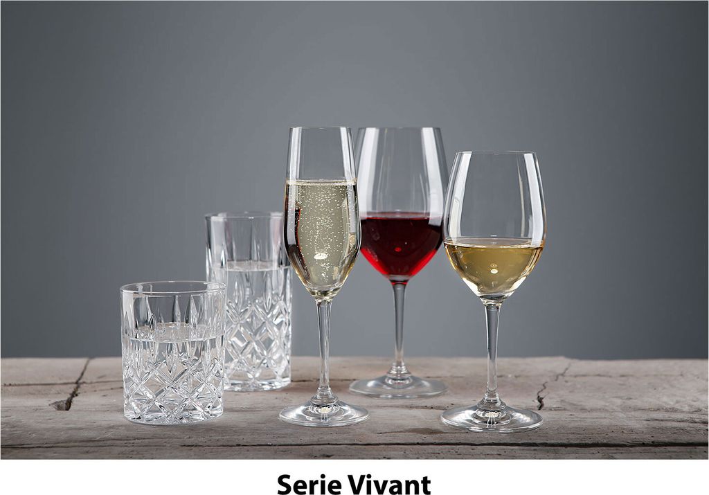 Riedel Vivant Pinot Noir Weinglas, transparent, 4 Stück, Produktbild 