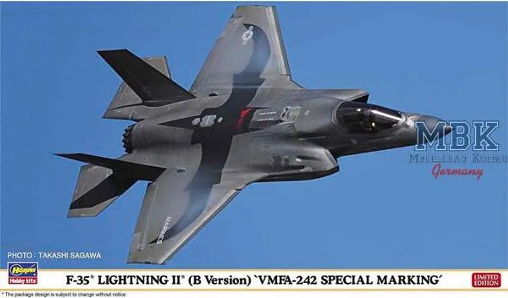 Maquette Hasegawa HAS02499 Lockheed-Martin F-35B Lightning II VMFA-242