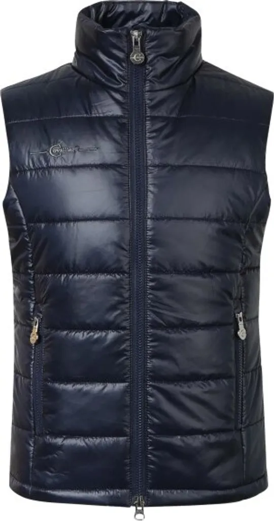 Gilet Covalliero enfant chaud bleu marine : fini le froid aux écuries