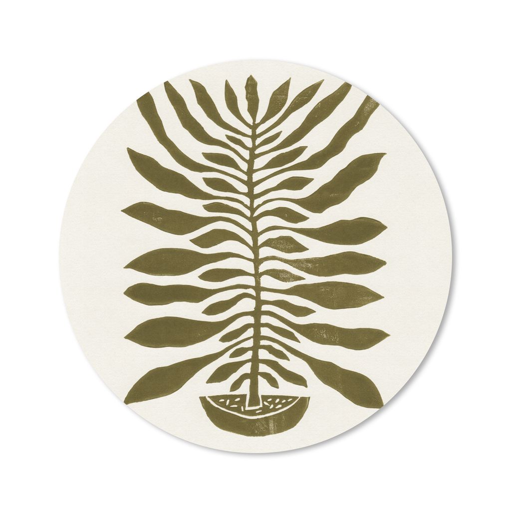 MuchoWow Mauspad Mousepad Pflanzen - Vase - Blumen - Pastell 50x50 cm - Mousepads - Maus Mat - Pad - Mausunterlage - Vinyl