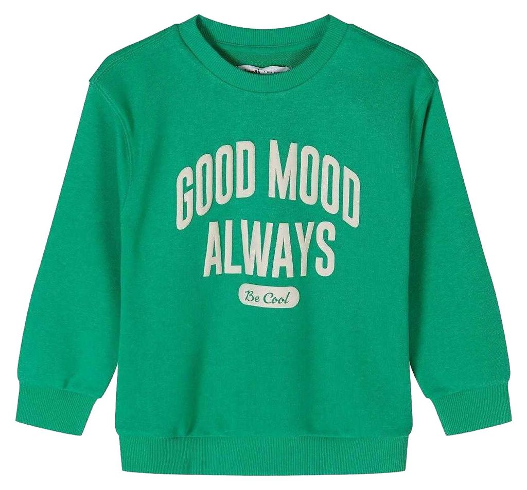 Minoti - Sweatshirt für Jungen, Rundhalsausschnitt, Übergroß MN210 (122) (Grün)