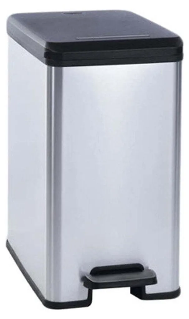 Poubelle de cuisine à pédale 25L Curver Deco - Format Gain de Place