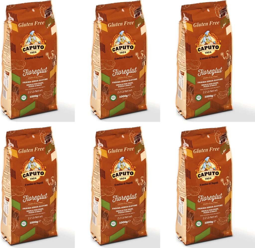 6x Antico Molino Caputo Mehl Farina senza glutine Fioreglut Produktbild 