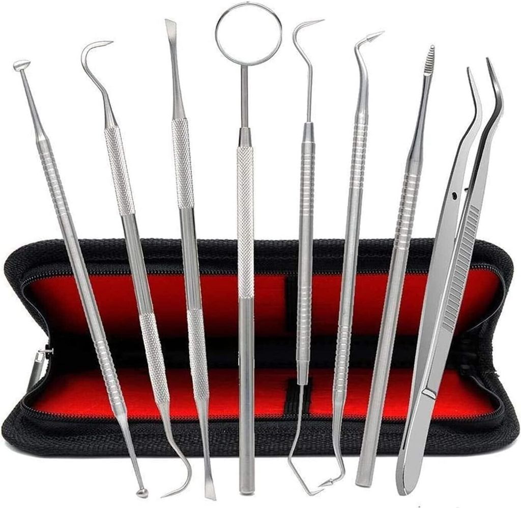 8er Zahnpflege Set,Zahnsteinentferner,Zahnreinigung Produktbild 1