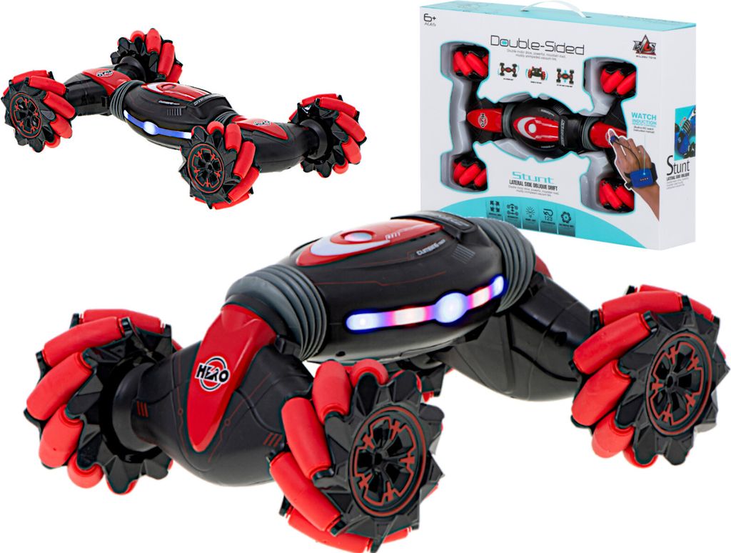 RC auto Kaskadérske kúsky tanečný kúsok 360 červená Obrázok produktu 