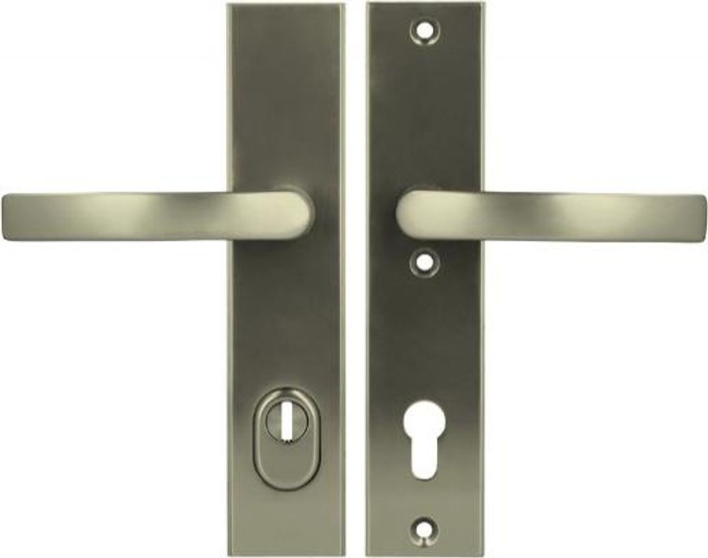 Axa ODIN 92 WB Griff Klasse 3 mit FLEX-Einsteckschutz (Brandschutz), Farbe F9 - Titan (Türstärke 74-83 mm) (solange der Vorrat reicht)