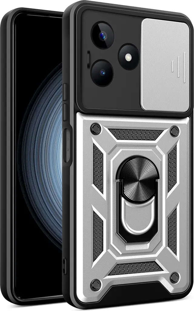 Custodia Business per Realme C53 Argento - Sicurezza e Stile