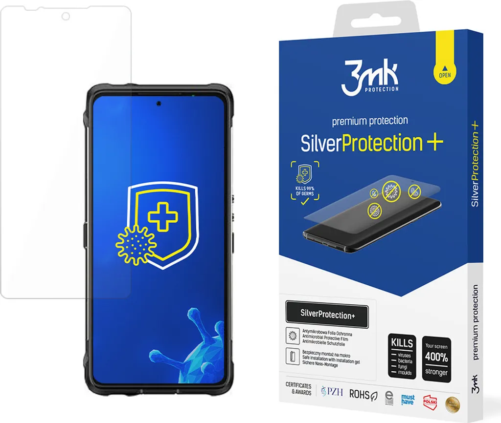 Ulefone Armor 10 5G: Protezione Schermo 3mk SilverProtection+ Anti-Urti