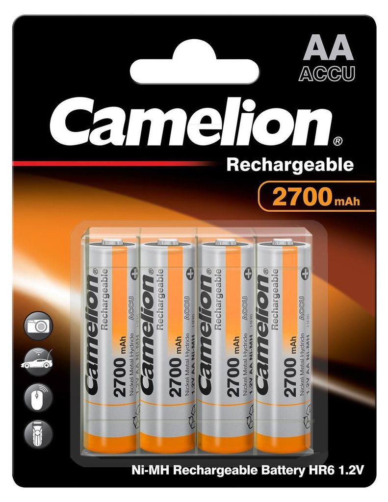 Camelion NH-AA2300BP4, Dobíjecí baterie, AA, Nikl-metal Obrázek produktu 