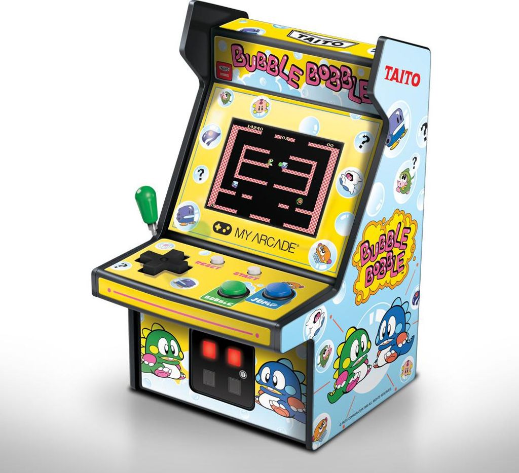 My Arcade Bubble Bobble, máquina recreativa, Bubble Bobble, Imagen del producto 